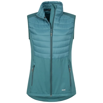 Abbildung von Linea Primero Trekkingjacke LPO Damen Hybridweste Eila Steppweste Hybrid, blau