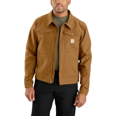 Abbildung von Carhartt Rugged Flex Relaxed Fit Entenjacke für Herren, Braun (Carhartt Brown), M