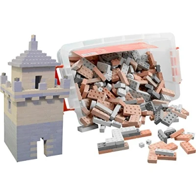 Abbildung von PhoneNatic KINGSTONES Basisbox Steinbaukasten aus Marmormehl Spielbausteine, (Basisbox M, 260 St., Steine), Made in Germany