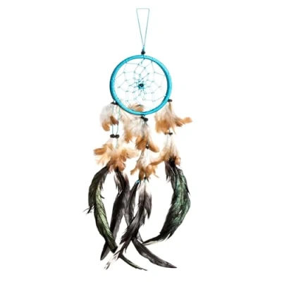 Abbildung von 40cm x 11cm Dreamcatcher Traumfänger Türkis Dream Catcher