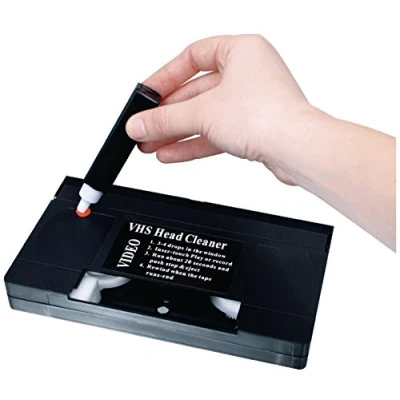 Abbildung von Eurosell Profi VHS Reinigungscassette für Aufnahme und Wiedergabeköpfe Reinigung Kassette Set