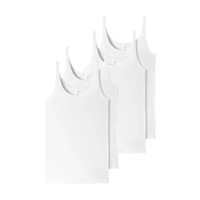 Abbildung von Schiesser 4 PACK Unterhemd/shirt, Damen, Größe: 42, Weiss