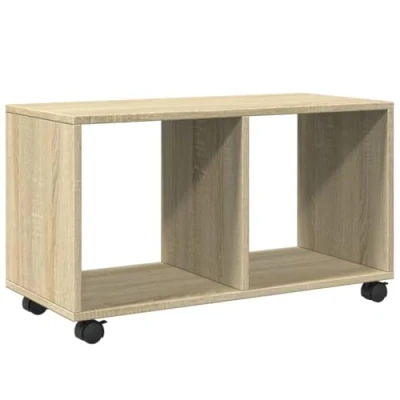 Abbildung von vidaXL Beistelltisch Rollschrank Sonoma Eiche 72x33x42,5 cm Holzwerkstoff (1 St)