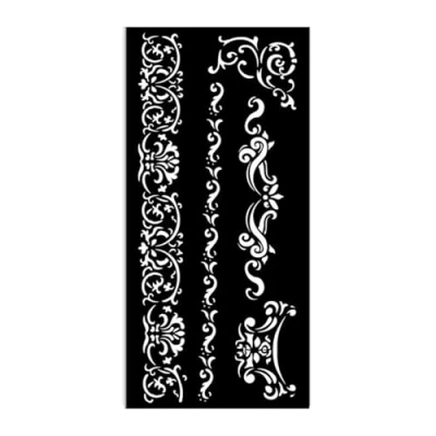 Abbildung von Stamperia Venice City of Art Thick Stencil 12x25cm Borders (KSTDL122)