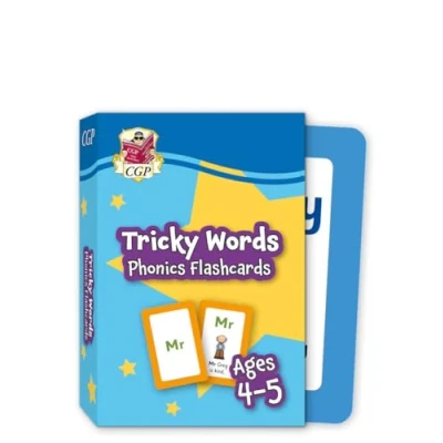 Abbildung von Tricky Words Phonics Flashcards for Ages 4 5 (Reception) (CGP Reception Activity Books and Cards)