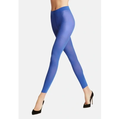 Abbildung von FALKE Damen Leggings Pure Matt 50 DEN W LE halb blickdicht einfarbig 1 Stück, Blau (Imperial 6065) neu umweltfreundlich, M L