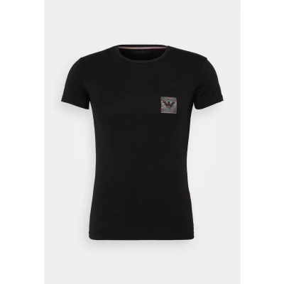 Abbildung von Emporio Armani Sleeve CREW NECK Unterhemd/shirt, Herren, Größe: XL, Black beauty
