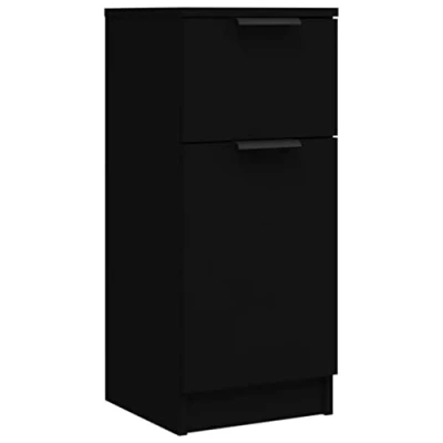 Abbildung von vidaXL Sideboard Schwarz 30x30x70 cm Holzwerkstoff (1 St)