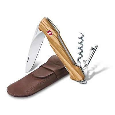 Abbildung von Victorinox Schweizer Taschenmesser Wine Master, Kellnermesser, Multitool, 6 Funktionen, Feststellklinge, Korkenzieher Wein, Zweistufige Stütze,