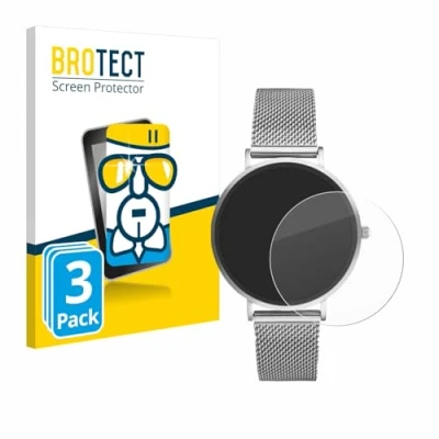 Abbildung von BROTECT Schutzglas für Xcoast X Watch Siona 2 Nano (3 Stück) Schutzfolie Panzer Folie Glas [Extrem Kratzfest 9H, Anti Fingerprint,