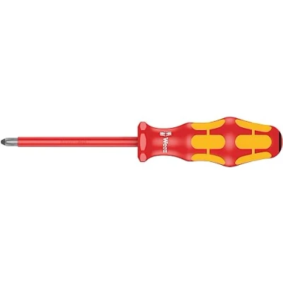 Abbildung von Wera 05006164001 165 i VDE isolierter Kreuzschlitz Schraubendreher, PZ 2 x 100 mm