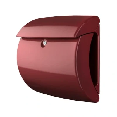 Abbildung von Burg Wächter Briefkasten &quot;Piano 886 M&quot;, in Klavierlack Optik, Merlot