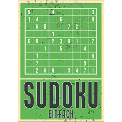 Abbildung von Sudoku Einfach: Block mit 450 Rätseln Schwierigkeitsstufe Einfach Sudokublock Lösung Rätselheft Leicht für Erwachsene, Kinder und Senioren Geschenk