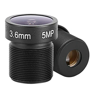 Abbildung von Kafuty 3,6 mm 1: 2,0 5MP HD Single Board Prime Objektiv Professional 1/2,5 90 Grad Weitwinkel mit Festbrennweite für den Austausch von Überwachungskameras