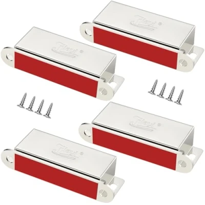 Abbildung von Tür Magnet Magnetschnäpper StarkJiayi 4 Stück Türmagnete für Möbel 30kg Schranktür Magnetverschluss Schrank Magnete Schranktüren Edelstahl Schrankmagnete Möbelmagnet Türschließer