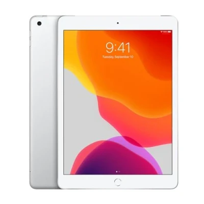 Abbildung von 2019 Apple iPad (10.2 zoll, Wi Fi + Zellular, 32GB) Silber (Generalüberholt)