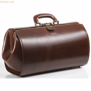 Abbildung von Mika Lederwaren Doktor 41 CM Aktentasche, Größe: One Size, Braun
