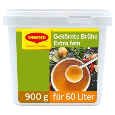 Abbildung von Maggi Gekörnte Brühe Extra fein, würzig, 1er Pack (1 x 900g Gastro Box)