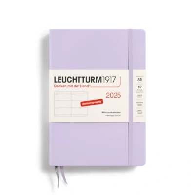 Abbildung von LEUCHTTURM1917 370542 Wochenkalender Medium (A5) 2025, Lilac, Deutsch