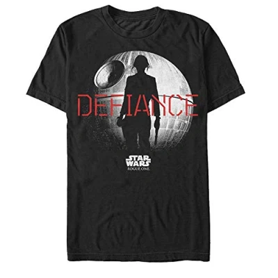Abbildung von Star Wars Herren T Shirt Rogue One Jyn Death Defiance Schwarz 3X Groß