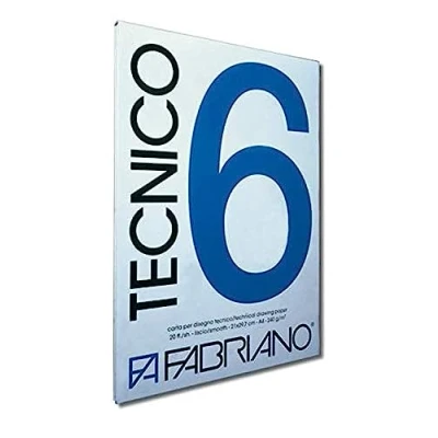 Abbildung von Fabriano Album Tecnico 6 RUVIDO 20FF 220GR