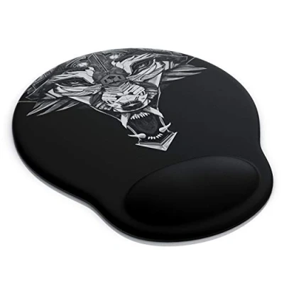 Abbildung von Gel Mauspad ergonomische Handgelenkauflage Office Komfort Mousepad Handgelenkpolster Handauflage Gelkissen Gelpolster Maus und Tastatur abwaschbar für Computer Laptop Notebook