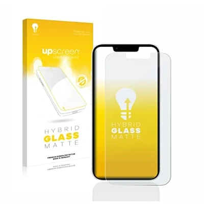 Abbildung von upscreen Entspiegelungs Schutzglas für Apple iPhone 13/13 Pro Schutzfolie Matt, Glas Folie [mattierend, 9H Panzerschutz, Anti Fingerprint]