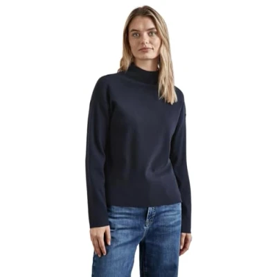Abbildung von Street One Basic Strickpullover, Damen, Größe: 42, Blau
