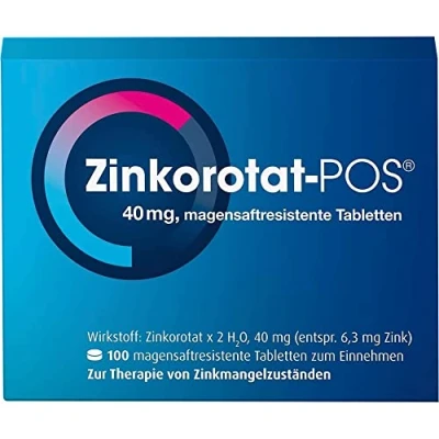 Abbildung von ZINKOROTAT POS magensaftresistente Tabletten 100 St