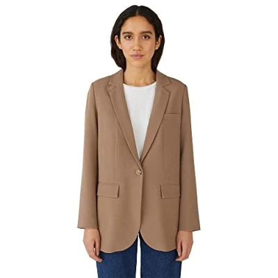 Abbildung von Object Objsigrid L/S NOOS Blazer, Damen, Größe: 42, Fossil