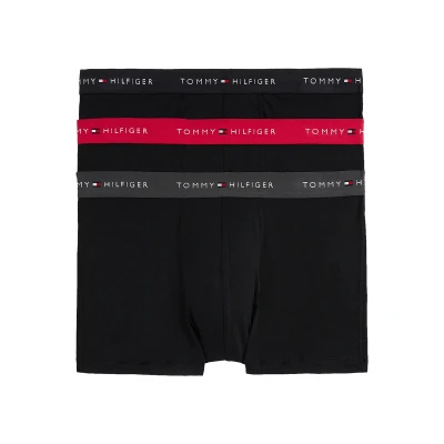 Abbildung von Tommy Hilfiger Signature 3 PACK Panties, Herren, Größe: Large, Blck drk ash viv pnk