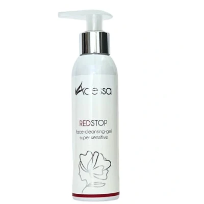 Abbildung von Adessa RED STOP sensitive Waschgel für das Gesicht bei empfindlicher und zu Rosazea neigender Haut, face cleansing gel super