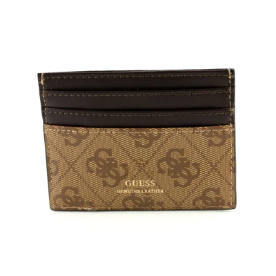 Abbildung von GUESS Mito Kreditkartenetui Beige/Braun