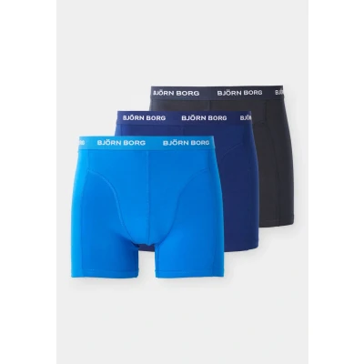 Abbildung von Björn Borg 3P Essential Shorts Marine/Blau Baumwolle X Small Herren