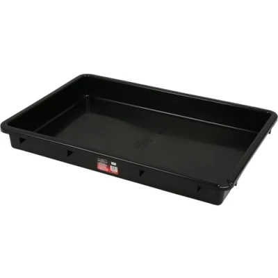 Abbildung von KS TOOLS 150.9592 Auffangwanne Kunststoff 595mm flach 50l schwarz