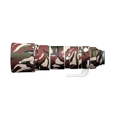 Abbildung von easyCover Lens Oak Objektivschutz Schutz für Ihr Kameraobjektiv Geeignet Sony FE 200 600 F5.6 6.3 G OSS Grüne Camouflage