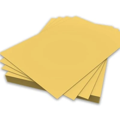 Abbildung von A4 Papier, hellgelb, 80 g/m², doppelseitiges Druckerpapier, Kopierer, Origami, Flyer, Zeichnen, Schule, Büro, Druck, 210 mm x 297 (A4, hellgelbes 50 Blatt)