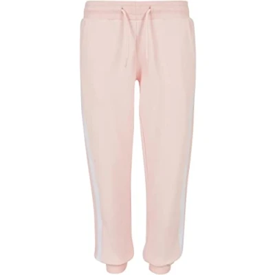 Abbildung von Urban Classics Collage Contrast Jogginghose für Kinder, Größe: 122/128, pink white