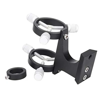 Abbildung von Laserpointerhalterung Sucherhalterung, MAGT Verstellbare 5mm 38mm Zeigerhalterung mit Befestigungsring Kompatibel astronomischem Celestron/Sky Watcher/Vixen Teleskop