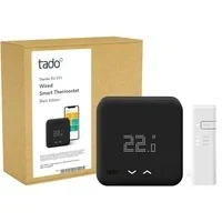 Abbildung von Tado Smart Thermostat V3+ Schwarz kabelgebunden Starterpaket