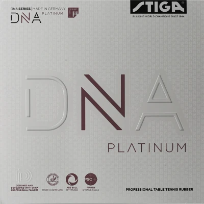Abbildung von STIGA Unisex Adult DNA Platinum XH Tischtennisbelag, Schwarz, 2.3
