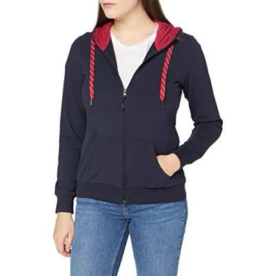 Abbildung von CMP Damen Sweatshirt aus Stretch Fleece mit fester Kapuze, Magenta, D34