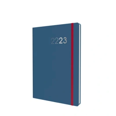Abbildung von Collins Legacy A6 Wochenansicht, akademischer Terminplaner 2022 23, Blau (CL63M.60 2223) Schüler Tagebuchplaner mit Tagebuch, Notizen und Stundenplänen