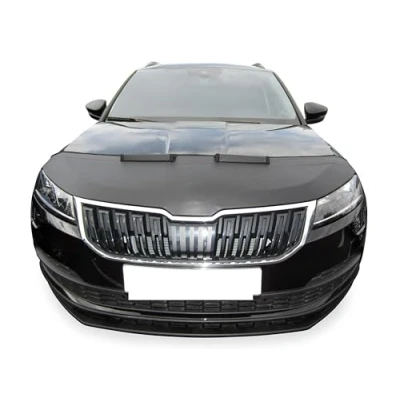 Abbildung von AB3 00338 Auto Bra kompatibel mit Skoda Karoq Bj. seit 2017 Haubenbra Steinschlagschutz Tuning Bonnet