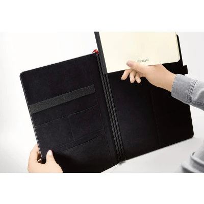 Abbildung von SIGEL CF202 Notizheft, liniert, DIN A4 für Business Notiersystem Conceptum flex, aus nachhaltigem Papier