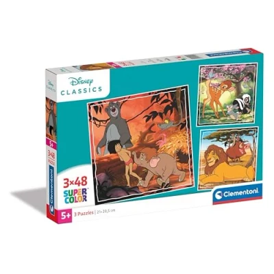 Abbildung von Clementoni Disney Classics Puzzles 3x48 Teile