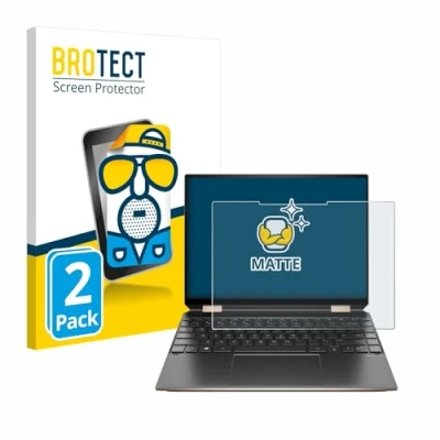 Abbildung von BROTECT Entspiegelungs Schutzfolie für HP Spectre x360 (14 eX) 2021 (2 Stück) Matte Displayschutz Folie, Anti Reflex, Fingerprint