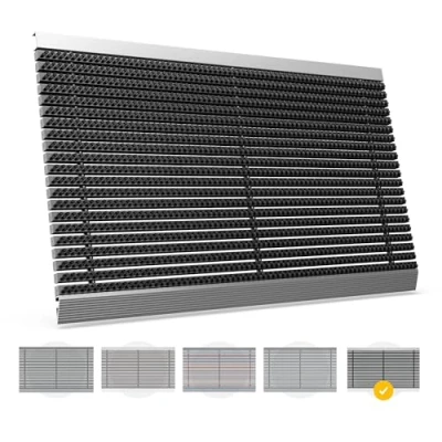 Abbildung von Fußmatte DUROMAS Premium Fußabtreter für Außen aus ALU und Polypropylen, Entrando, Rechteckig, Höhe: 22 mm, pflegeleicht, robust, strapazierfähig, wetterfest, UV beständig, rutschfest