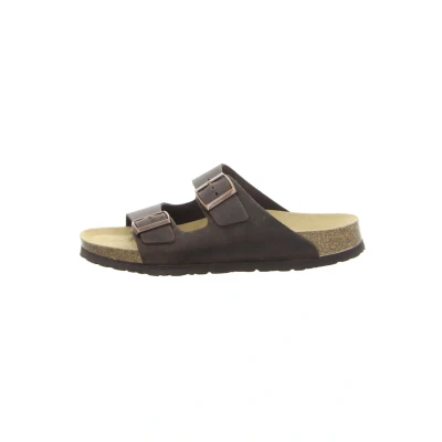 Abbildung von naturalsense Unisex Pantolette flach, Größe: 43, Habana Schuhe