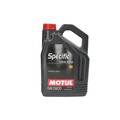 Abbildung von Motul Specific 508 00 509 0W 20 5l Motoröl 107384 AUDI: A3 Limousine, A5 B9 Sportback, VOLKSWAGEN: Polo VI, Golf 7 Schrägheck